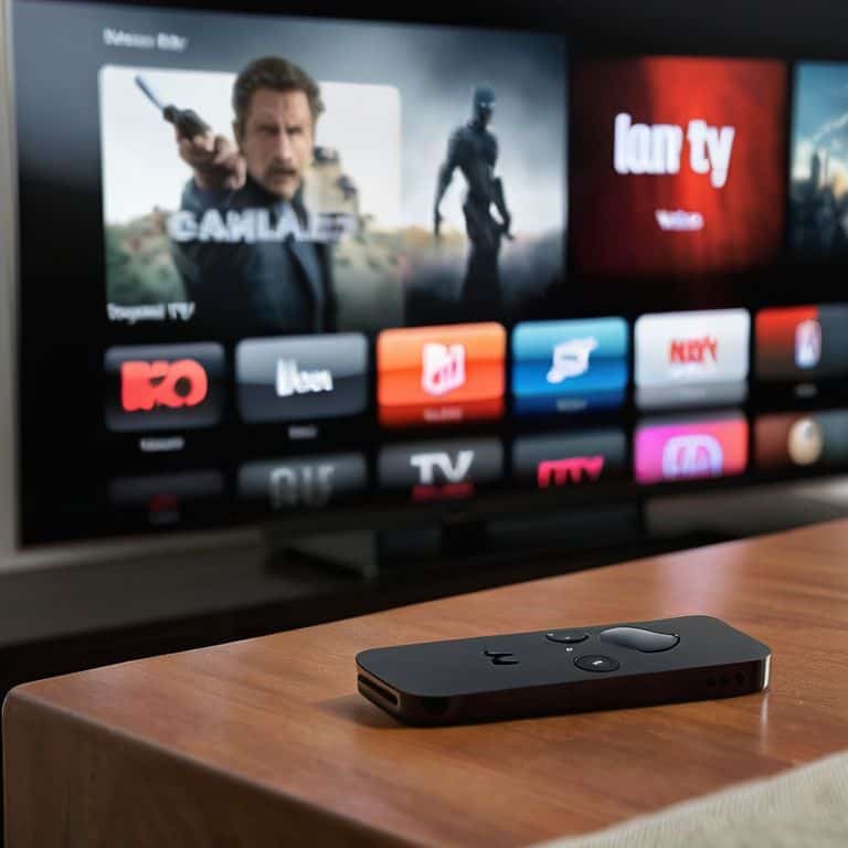 Apple TV streaming device