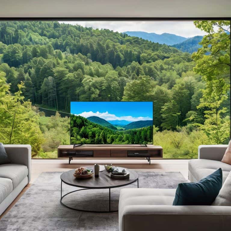 Samsung S95E QD-OLED TV display