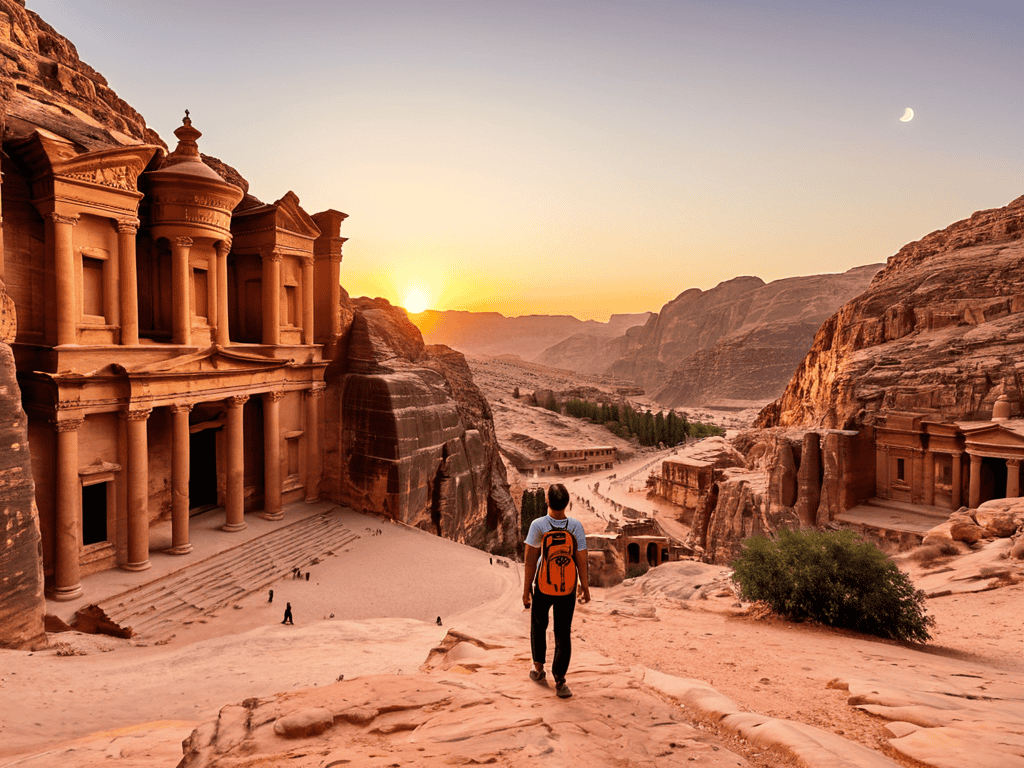 Unforgettable Petra sunset scene