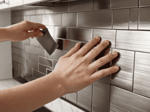 Guide to peel stick tile backsplash