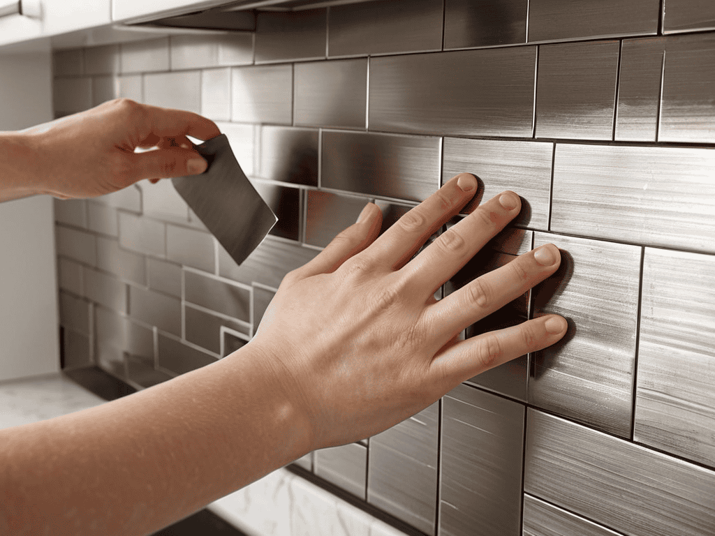Guide to peel stick tile backsplash