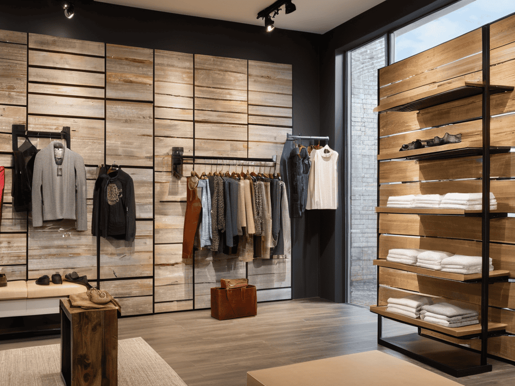 Slatwall System Integration display