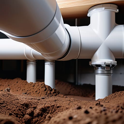 Radon mitigation components bringing it all together.