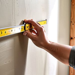 How to hang shelves without wrecking a wall.